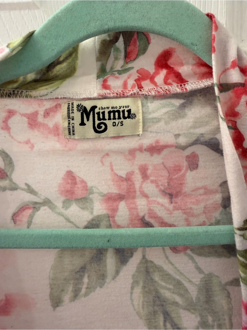 Show Me Your Mumu Pink and Green Floral Top